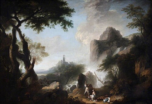 Landscape with Banditti, 1756, Richard Wilson