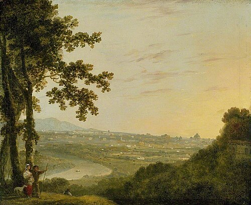 Rome from the Villa Madama, , Richard Wilson