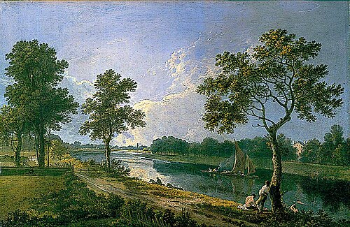 The Thames at Twickenham, Greater London, 1760, Richard Wilson