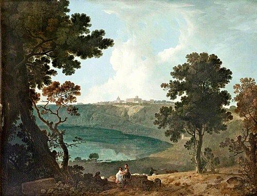 Lake Albano and Castelgandolfo, , Richard Wilson