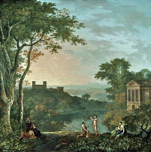 Landscape with Phaëton's Petition to Apollo, 1765, Richard Wilson