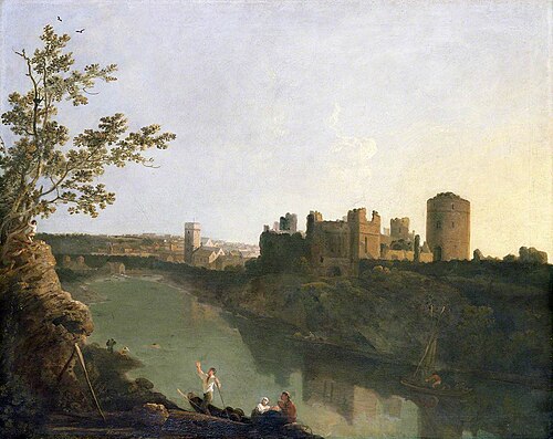 Pembroke Town and Castle, 1765, Richard Wilson