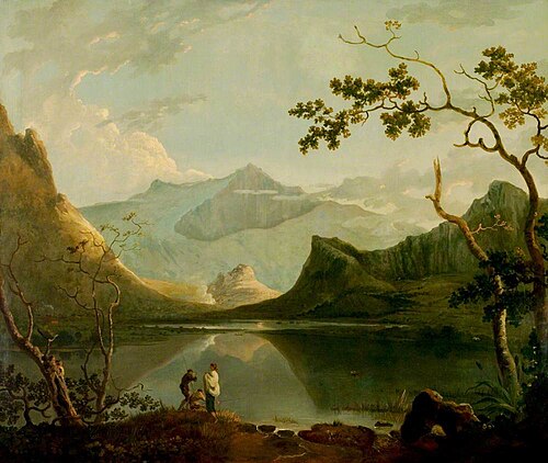 Snowdon from Llyn Nantlle, 1766, Richard Wilson