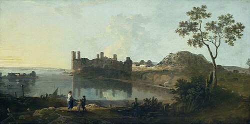 Caernarvon Castle, 1760, Richard Wilson