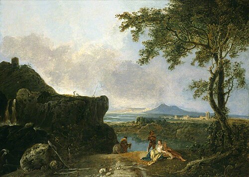 A White Monk, 1765, Richard Wilson