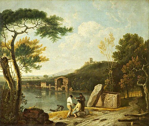 Landscape with Lake Avernus, , Richard Wilson