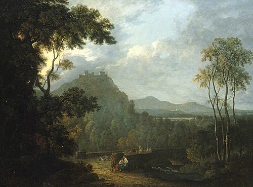 Dinas Bran Castle, near Llangollen, 1770, Richard Wilson