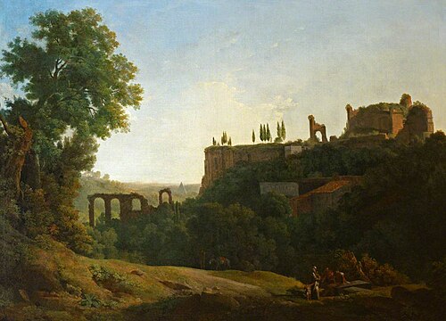 Italian Landscape with Figures and Ruins, 1775, Richard Wilson