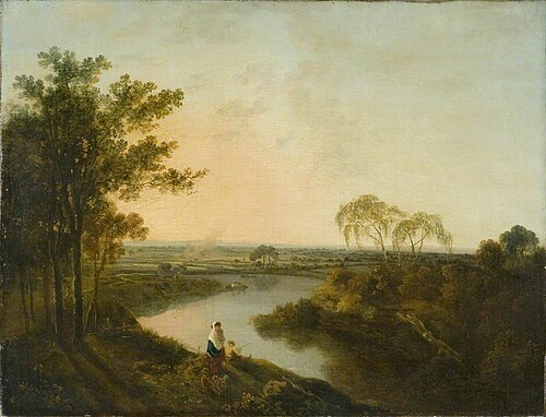 A River at Sunset, , Richard Wilson