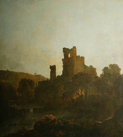 The Keep of Okehampton Castle, 1771, Richard Wilson