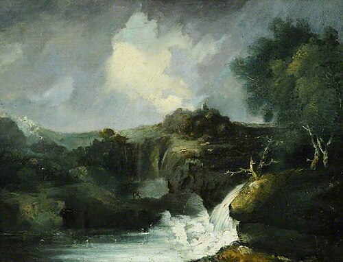 Landscape with a Waterfall, 1782, Richard Wilson