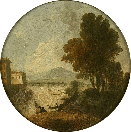 A Weir on the River Po near Ferrara, , Richard Wilson