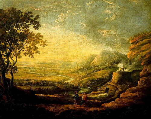 View in the Wye Valley, , Richard Wilson