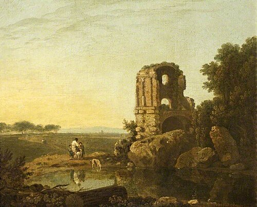 View in the Strada Nomentana, Italy, , Richard Wilson