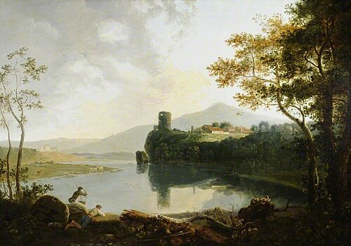 Dolbadern Castle and Llanberis Lake, , Richard Wilson