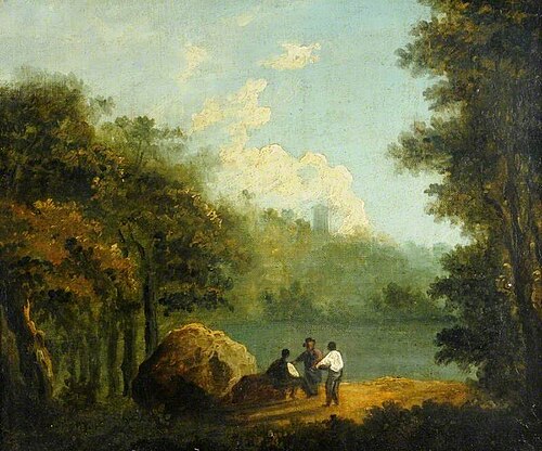 Lake Nemi, Rome, , Richard Wilson