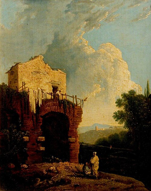 Ruins of a Villa near Rome (Hadrian's Villa), , Richard Wilson