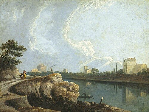 The Banks of the Tiber, Rome, Italy, , Richard Wilson