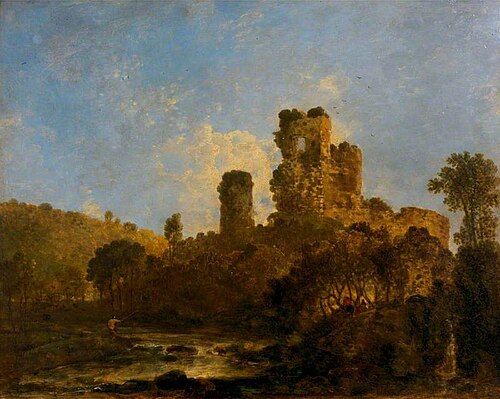 Landscape with a River and Ruins, , Richard Wilson