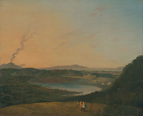 Lago d'Agnano with Vesuvius in the distance, 1770, Richard Wilson