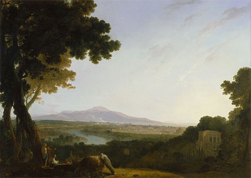 Rome from the Villa Madama, 1753, Richard Wilson