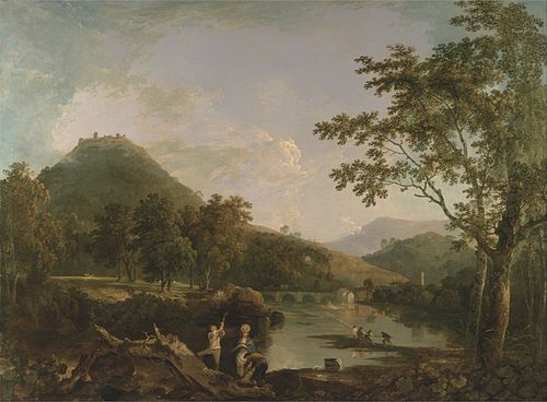 Dinas Bran from Llangollen, 1770, Richard Wilson