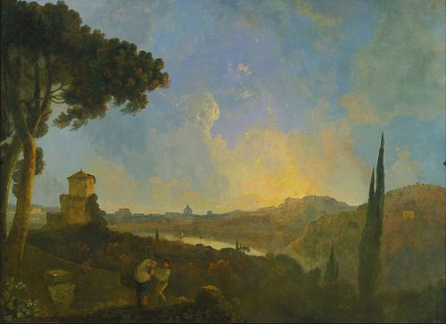 A View of the Tiber with Rome in the Distance, 1775, Richard Wilson