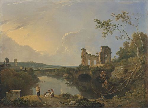 Italian Landscape (Morning), 1760, Richard Wilson