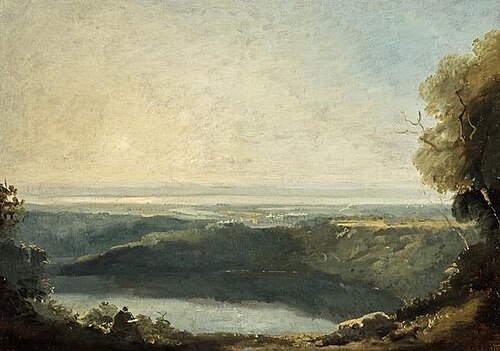 Lake Albano, 1790, Richard Wilson