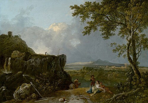 The White Monk, 1760, Richard Wilson