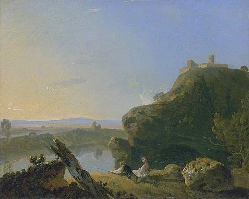 River View, on the Arno (?), 1760, Richard Wilson