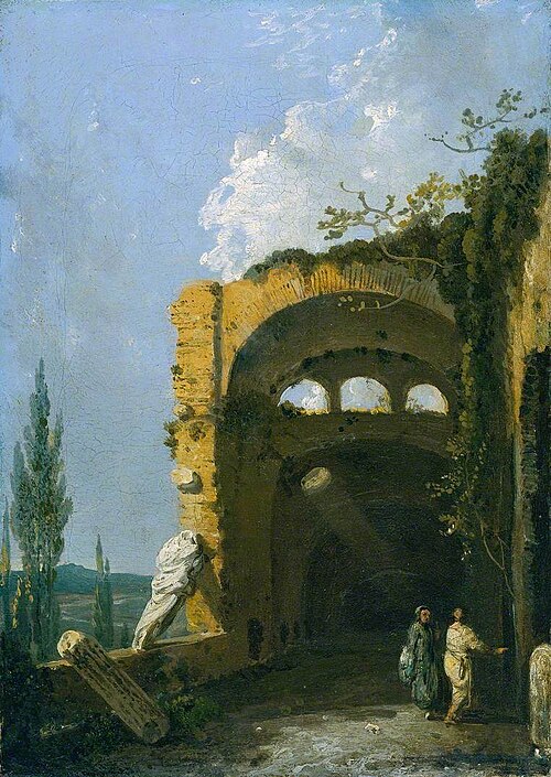 Maecenas’ Villa, Tivoli, 1765, Richard Wilson
