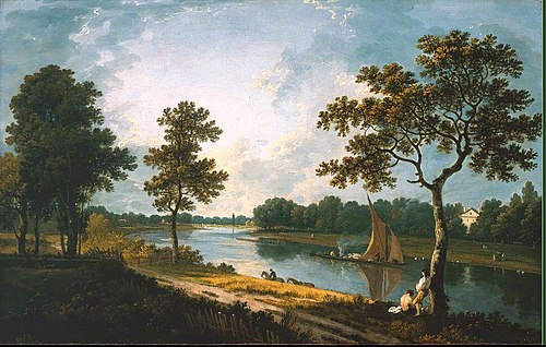 The Thames near Marble Hill, Twickenham, 1762, Richard Wilson