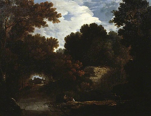 Ariccia, 1754, Richard Wilson