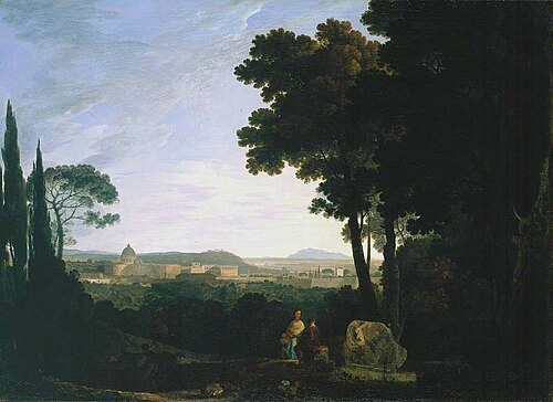 Rome: St Peter’s and the Vatican from the Janiculum, 1753, Richard Wilson
