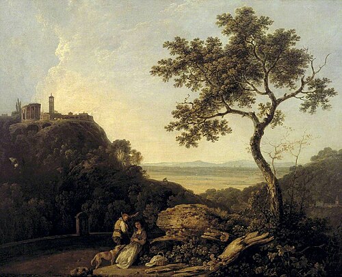 Tivoli; Temple of the Sibyl and the Campagna, 1767, Richard Wilson