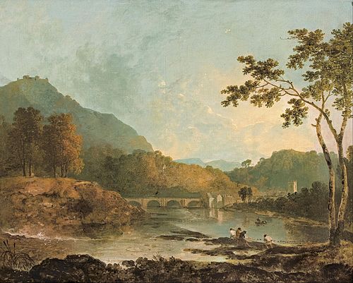 Dinas Bran from Llangollen, 1772, Richard Wilson