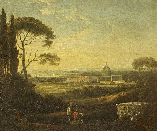 A Distant View of St Peter's Rome, 1768, Richard Wilson