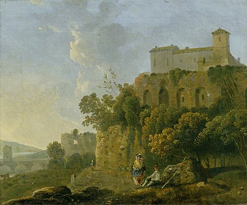 The Convent on a Rock (Santa Maria Aventina), 1770, Richard Wilson