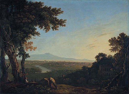 Rome from the Villa Madama, 1765, Richard Wilson