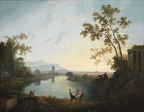 Apollo and the Seasons (Classical Landscape), 1774, Richard Wilson