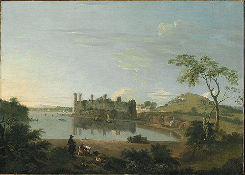 Caernarvon Castle, 1744, Richard Wilson