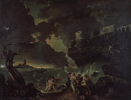 Ceyx and Alcyone, 1800, Richard Wilson