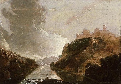 Kilgerran Castle, 1800, Richard Wilson
