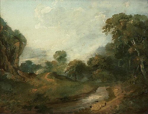 Landscape and river, 1770, Richard Wilson