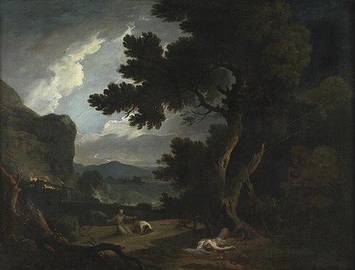 Destruction of Niobe's children, 1768, Richard Wilson