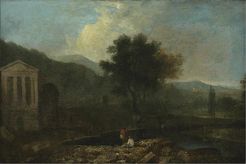Temple of Clitumnus, 1761, Richard Wilson