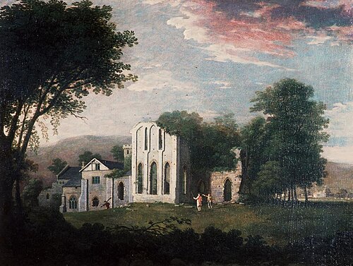 Valle Crucis Abbey, 1760, Richard Wilson