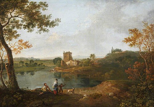 An Italian Landscape, 1751, Richard Wilson
