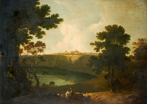 Lake Albano And Castel Gandolfo, 1785, Richard Wilson